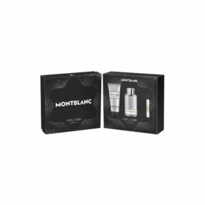 cמון בלאן אקספלורר פלטינום סט בושם לגבר אדפ 100 מל + אפטר שייב 100מ"ל + גל רחצה100 מ"ל Montblanc Explorer PLATINUM EDP 100ml Set