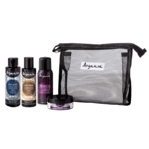 ארגניה מארז תיק נסיעות לשיער – 4 מוצרים  Argania Hair Travel Kit – 4 Products