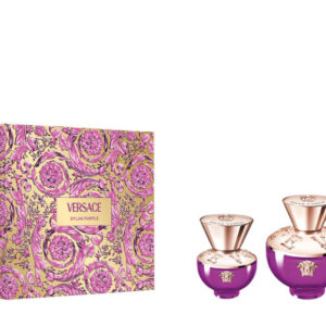 ורסצה דילן פרפל מארז לאישה אדפ 100מל + 30מל VERSACE DYLAN PURPLE SET EDP 100ML