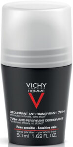 וישי דאודורנט רול און לגבר עד 72 שעות 50מ"ל - VICHY Homme - Roll-on Anti perspirant deodorant for men 72H