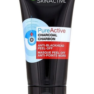 גרנייה פיור אקטיב מסכה מתקלפת לניקוי ראשים שחורים 50 מל GARNIER Pure Active Charcoal face mask, 50ml