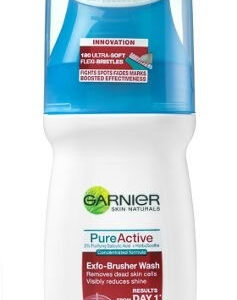 גרנייה פיור אקטיב אקספוברשר לטיפול בפגמי עור 150 מל Garnier Skin Naturals Pure Active Exfo-Brusher Wash