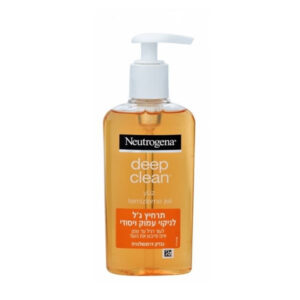 ניטרוגינה תרחיץ גל לניקוי עמוק ויסודי 200 מ"ל Neutrogena Deep Clean Facial Cleanser 200ml