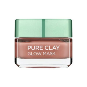 לוריאל מסכת זוהר עם גרגירים 50 מל LOreal Paris Pure Clay Glow Face Mask 50ml
