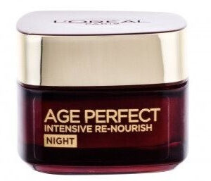 לוריאל אייג פרפקט קרם לילה לעור בוגר ויבש 50 מל L´Oréal Paris Age Perfect Intensive Re-Nourish (50ml)