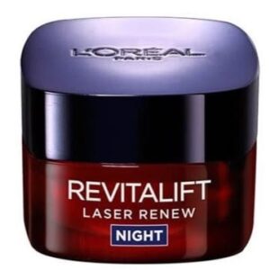 לוריאל רויטליפט לייזר קרם לילה לטיפול בקמטים 50 מל Loreal Revitalift Laser Night Cream 50ml