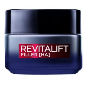 לוריאל רויטליפט פילר קרם לילה אנטי אייגינג 50 מל LOreal Paris Revitalift Filler night cream, 50ml