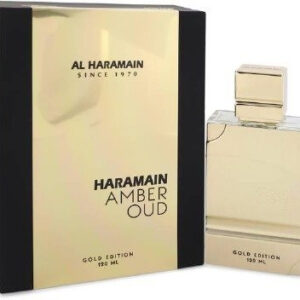 בושם יוניסקס Unisex אל חרמין אמבר אוד גולד אדישן א.ד.פ 120 מ"ל Al Haramain Amber Oud Gold Edition E.D.P 120ml