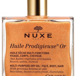 נוקס פאריז שמן רב שימושי מוזהב להזנה ומראה זוהר 50 מ"ל Nuxe Huile Prodigieuse Or Multi-Purpose Dry Oil 50ml