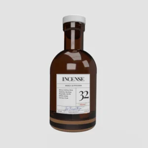 אינסנס מס’32 מפיץ ריח יוקרתי לבית עם מקלות 200מ”ל INCENSE NO’32 HOME DIFFUSER 200ML