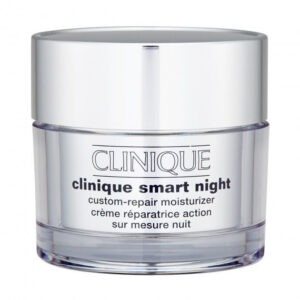 קליניק קרם לחות ללילה לטיפול בסימני הזדקנות לסוג עור מעורב שמן- עד שמן 50 מל Smart Night Custom Repair Moisturizer