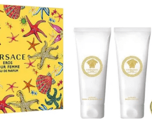 ורסצ’ה ארוס מארז לאישה אדפ 100מ”ל + ג’ל רחצה 100מ”ל + קרם גוף 100מ”ל + אדפ 5מ”ל VERSACE EROS SET EDP 100ML