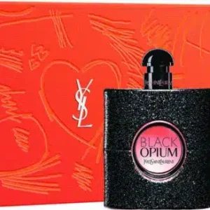 איב סאן לורן בלאק אופיום סט אדפ 90מ”ל + 10מ”ל +מיני מסקרה לאש YVES SAINT LAURENT BLACK OPIUM SET EDP 90ML + 10ML + MINI MASCARA LASH
