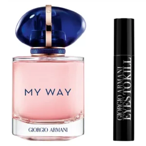 ארמני מיי וואי מארז בושם לאישה אדפ 50מ״ל + מסקרה ארמני אייס טו קיל 2מ״ל ARMANI MY WAY EAU DE PARFUM 50ML + Armani Eyes to Kill mascara 2ml