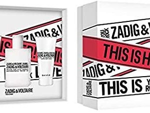 סט לאשה מארז זדיג אנד וולטר א.ד.פ לאישה 50 מל+תחליב גוף 50 מל +גל רחצה 50 מל Zadig & Voltaire This is Her! Gift Set EDP 50ml + 50ml Show