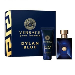 מארז לגבר ורסצה דיילן בלו בושם 100 מל א.ד.ט +גל רחצה 100 מל