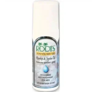 רוטס דאודורנט רול און אנטיפריספירנט לגבר רוזהיפ ושמן חוחובה 100 מ”ל ROOTS DEODORANT ROLL FOR MEN ROSEHIP AND JOJOBA OIL 100ML
