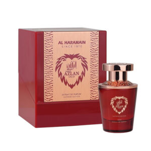 אזלן אוד ספרון אדישן אקסטרייט דה פרפיום יוניסקס 100 מ"ל - אל הרמיין Al Haramain - Azlan Oud Saffron Edition Extrait De Parfum Unisex 100ML