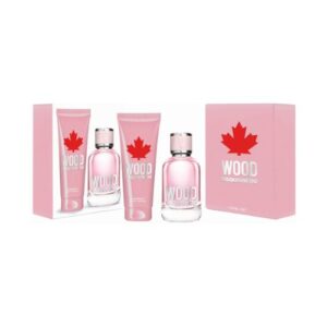 אוד פור הר מארז 2 חלקים אדט לאישה 100 מ"ל + קרם גוף 100 מ"ל - דסקוורד 2 Dsquared2 - Wood For Her 2PCS EDT For Women 100ML + BL 100ML