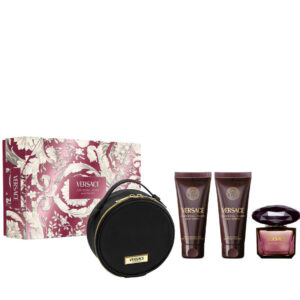 ורסצ'ה קריסטל נואר מארז בושם לאישה א.ד.פ 90 מ״ל  Versace Crystal Noir EDP Set 90ml