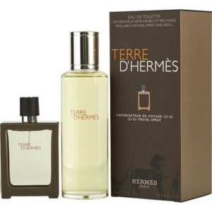 מארז לגבר הרמס בושם 30 מל + בקבוק מילוי 125 מל HERMES TERRE D HERMES SET EDT 30ML + EDT 125ML REFFIL EAU DE TOILETTE