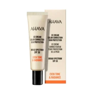 אהבה קרם CC לאיחוד גוון העור 30 SPF30מל Ahava CC Cream Color Correction Skin Protection Broad Spectrum SPF30, 30ml