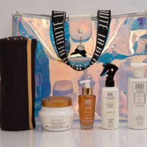 לה ביוט ערכה הכוללת שמפו חומצה היאלורונית 250 מ"ל+ספריי 250 מ"ל+סרום מ"ל+מסיכה 500 מ"ל+מגבת