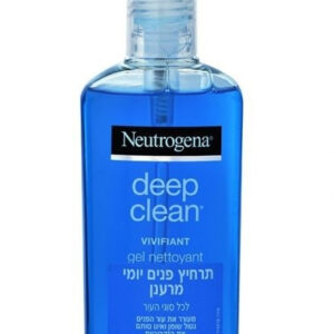 ניטרוגינה תרחיץ פנים יומי מרענן 200 מל Gel Nettoyant Vivifiant Deep Clean - Neutrogena