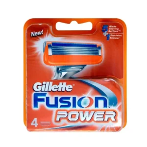 גילט פיוזן פאוור 5 סכיני גילוח 4 יחידות GILLETE FUSION 5