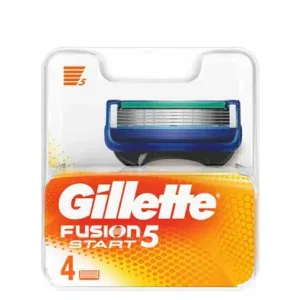 גילט פיוזן סטארט 5 סכיני גילוח 4 יחידות GILLETE FUSION START 5
