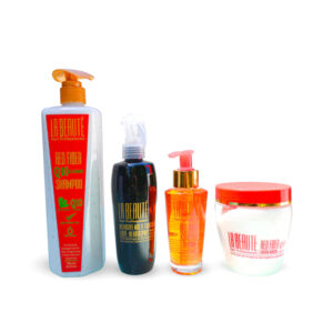 סט לה בוטה Q10 ויטמינים הכולל שמפו, מסיכה, סרום, וספריי LA BEAUTE