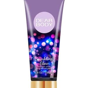 דיר בודי ספרקלינג גלואו קרם גוף וידיים 228 גרם Dear Body Sparkling Glow Fragrance Body Lotion 226