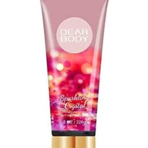 דיר בודי ספרקלינג קריסטל קרם גוף וידיים 226 גרם Dear Body Sparkling Crystal Fragrance Lotion Parfume 226gm