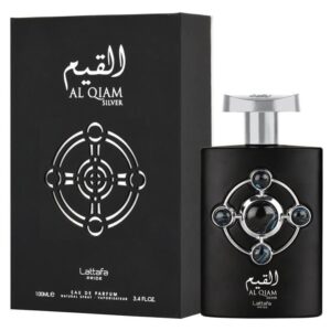 בושם לגבר לאטפה אל קיאם סילבר אדפ 100 מל lattafa al qiam silver edp 100 ml