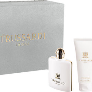 טרוסרדי דונה מארז בושם לאישה אדפ 100מל + קרם גוף 200מל + גל רחצה 200מל TRUSSARDI DONNA SET EDP 100ML