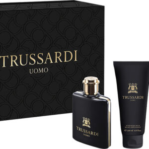 טרוסרדי אומו מארז בושם לגבר א.ד.ט 100 מ״ל + ג׳ל רחצה 200 מ״ל + אפטר שייב 200 מ״ל  Trussardi Uomo EDT Set 100ml