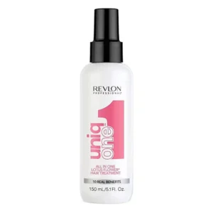 רבלון יוניק וואן מסכה ללא שטיפה לוטוס ורוד 150מ”ל REVLON UNIQUE ONE HAIR TREATMENT 150ML