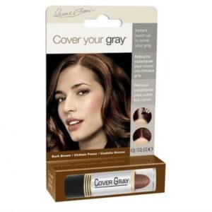 מקלון כיסוי לשיער שיבה חום כהה 4.2 גרם COVER YOUR GRAY