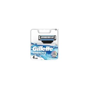 ג'ילט מאך 3 רביעיית סכיני גילוח GILLETE MACH 3 REFILL 4 UNITS