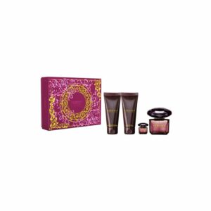 ורסצה קריסטל נואר מארז אדט 90מ"ל VERSACE CRYSTAL NOIR SET EDT 90ML
