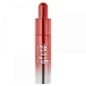 רבלון שמן שפתיים קיס גלואו בואונסי בז' 9מ"ל Revlon Kiss Glow Lip Oil Bouncy Beige 9ML