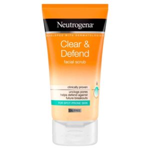 ניטרוגינה תרחיץ גרגירים 150מ"ל Neutrogena Clean Defend Facial Scrub 150ml