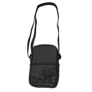 קרולינה הררה תיק צד שחור קטן בד ניילון CAROLINA HERRERA BAG