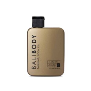 באלי בודי שמן שיזוף טבעי עם מקדם הגנה 15 בגודל 100מ"ל BALI BODY NATURAL TANNING OIL SPF 15 100ML