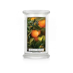 קרינגל קנדל נר ריחני סיציליאן אורנג' 623גרם KRINGLE CANDLE SICILIAN ORANGE 623G