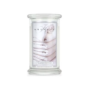 קרינגל קנדל נר ריחני וורם קוטון 623גרם KRINGLE CANDLE WARM COTTON 623G