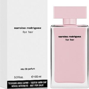 בושם לאשה נרסיסו רודריגז א.ד.פ 100 מ"ל באריזת טסטר TESTER NARCISO RODRIGUEZ NARCISO FOR HER E.D.P 100ML
