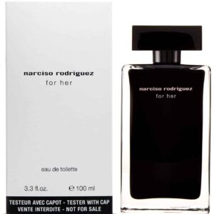 בושם לאשה נרסיסו א.ד.ט 100 מ"ל באריזת טסטר TESTER NARCISO RODRIGUEZ FOR HER E.D.T 100ML