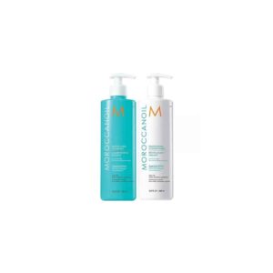 מרוקן אויל מארז שמפו ומרכך לשיער Moroccanoil Shampoo And Conditioner 500ml SMOOTH