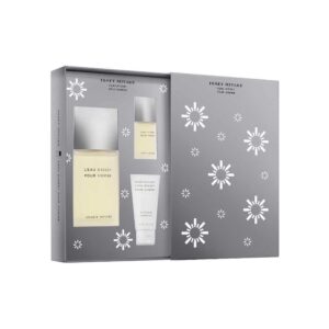 איסי מיאקי מארז בושם לגבר אדט 125מ"ל + אדט 15מ"ל + גל רחצה 50מ"ל ISSEY MIYAKE LEAU DISSEY SET 125ML+EDT 15ML+SHOWER GEL 50ML